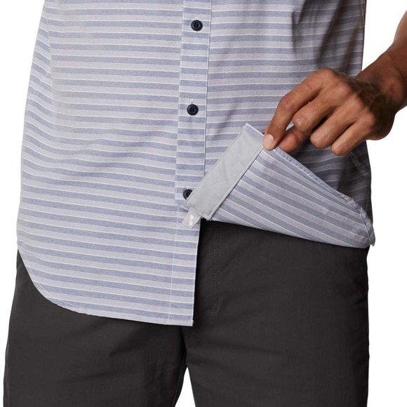 Columbia Men's Twisted Creek Short Sleeve Shirt Collegiant Navy XXL - Picture 6 of 8